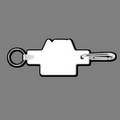 Key Clip W/ Key Ring & Alpha Gamma Delta Key Tag